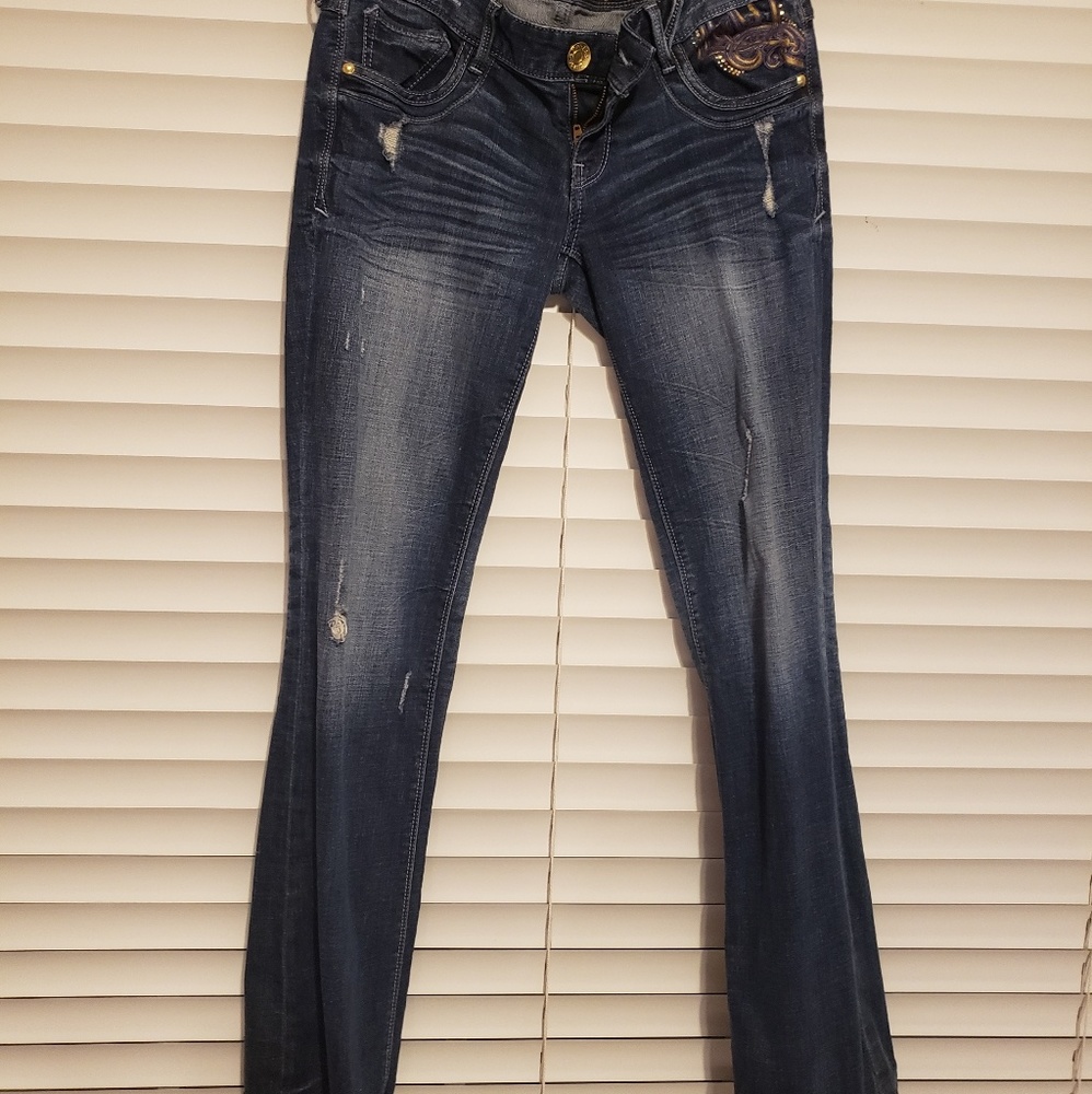 Express Zelda Slim Fit Boot Cut Jeans - Size 4